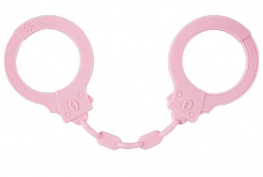 Розовые силиконовые наручники Suppression - Lola Games - купить с доставкой в Обнинске