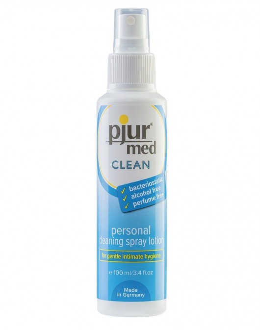 Гигиенический спрей pjur MED Clean Spray - 100 мл. - Pjur - купить с доставкой в Обнинске