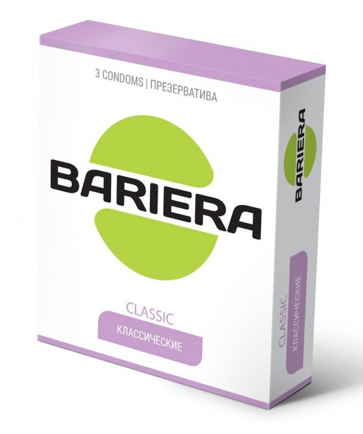 Классические презервативы Bariera Classic - 3 шт. - Bariera - купить с доставкой в Обнинске