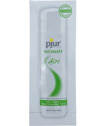 Лубрикант на водной основе pjur WOMAN Aloe - 2 мл. - Pjur - купить с доставкой в Обнинске