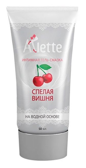 Интимная гель-смазка на водной основе Arlette  Спелая вишня  - 50 мл. - Arlette - купить с доставкой в Обнинске