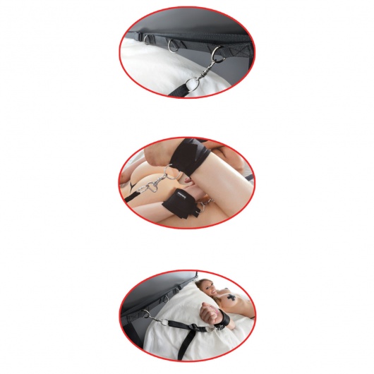 Набор для бондажа на кровати Ultimate Bed Restraint System - Pipedream - купить с доставкой в Обнинске