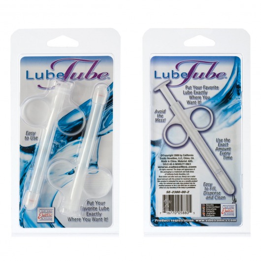 Шприц для лубриканта Lube Tube - California Exotic Novelties - купить с доставкой в Обнинске