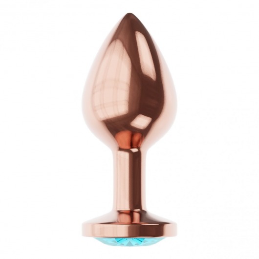 Пробка цвета розового золота с малиновым кристаллом Diamond Topaz Shine L - 8,3 см. - Lola Games - купить с доставкой в Обнинске