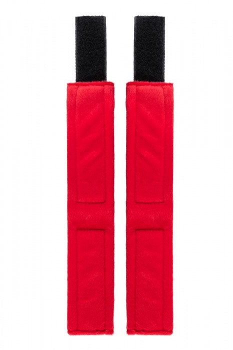 Красно-черные велюровые оковы Anonymo - ToyFa - купить с доставкой в Обнинске