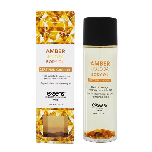 Органическое массажное масло AMBER JOJOBA - 100 мл. - Exsens - купить с доставкой в Обнинске