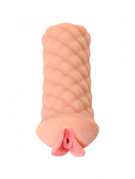 Телесный мастурбатор-вагина Elegance.002 с вибрацией - KOKOS - в Обнинске купить с доставкой