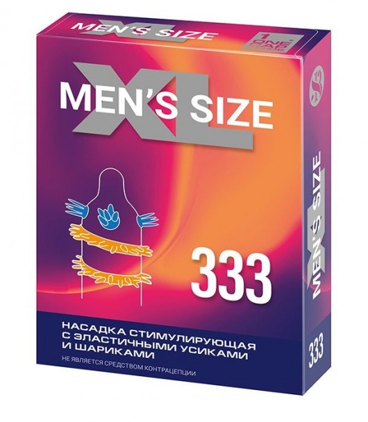 Стимулирующая насадка на пенис MEN SIZE 333 - Sitabella - в Обнинске купить с доставкой