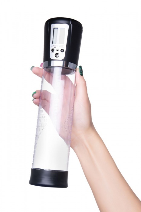 Прозрачная автоматическая помпа для пениса Alrik - Sexus - в Обнинске купить с доставкой Прозрачная автоматическая помпа для пениса Alrik - Sexus - в Обнинске купить с доставкой