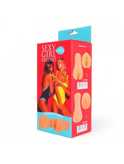 Телесный мастурбатор-вагина со складками на входе - Bior toys - в Обнинске купить с доставкой