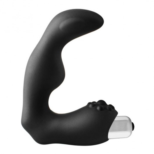 Черный вибромассажер простаты FantASStic Vibrating Prostate Massager - 11,3 см. - Dream Toys - в Обнинске купить с доставкой