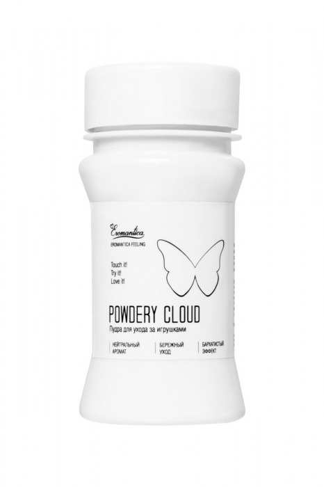 Пудра для ухода за игрушками Powdery Cloud с нейтральным ароматом - 40 гр. - Eromantica - купить с доставкой в Обнинске