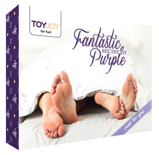 Эротический набор FANTASTIC PURPLE SEX TOY KIT - Toy Joy - купить с доставкой в Обнинске