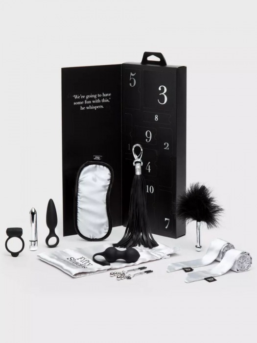 Эротический набор Pleasure Overload 10 Days of Play Gift Set - Fifty Shades of Grey - купить с доставкой в Обнинске