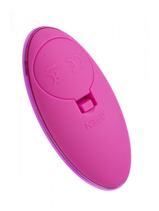 Розовое виброяйцо с пульсирующими шариками Circly - JOS