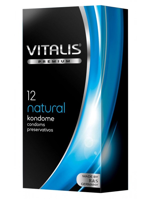 Классические презервативы VITALIS PREMIUM natural - 12 шт. - Vitalis - купить с доставкой в Обнинске