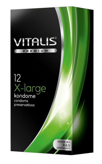 Презервативы увеличенного размера VITALIS PREMIUM x-large - 12 шт. - Vitalis - купить с доставкой в Обнинске