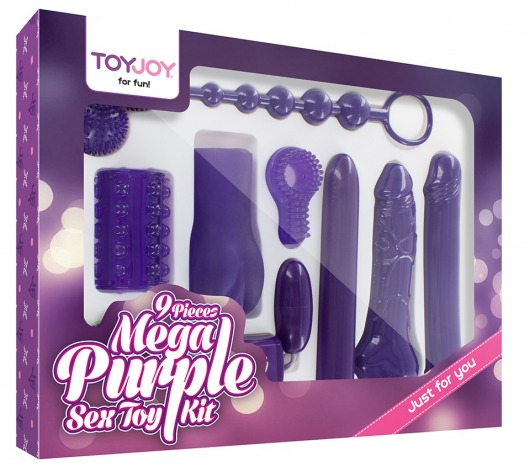 Эротический набор Toy Joy Mega Purple - Toy Joy - купить с доставкой в Обнинске