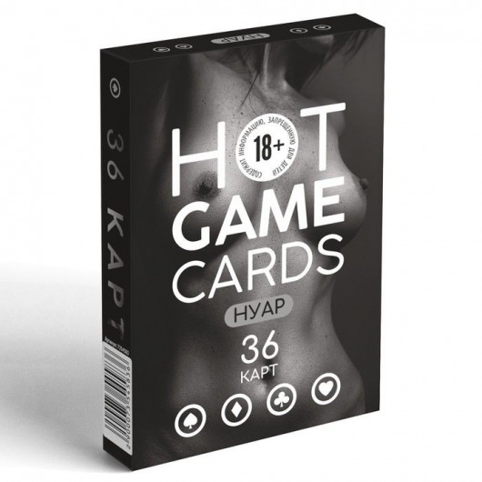 Игральные карты HOT GAME CARDS НУАР - 36 шт. - Сима-Ленд - купить с доставкой в Обнинске