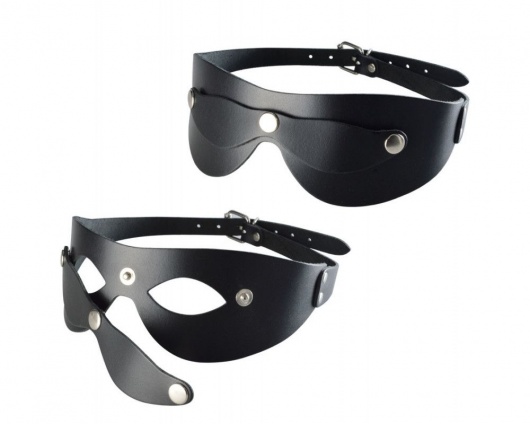 Черная кожаная маска  Новичок - Sitabella - купить с доставкой в Обнинске