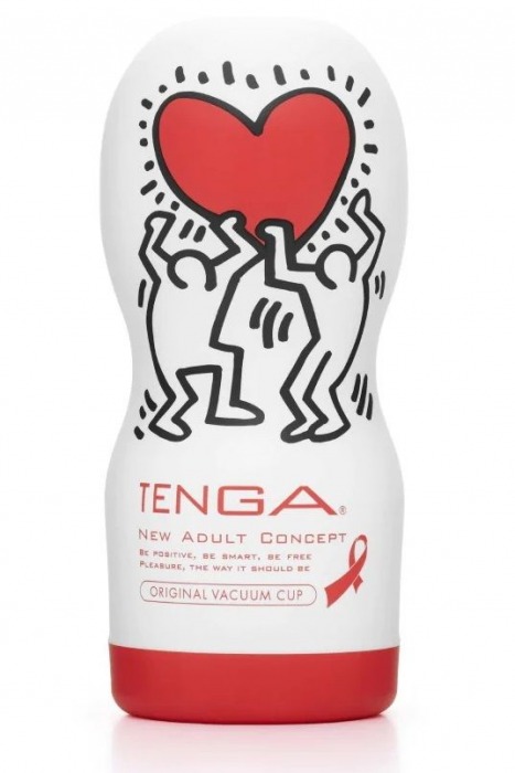 Мастурбатор Keith Haring Cup Deep Throat - Tenga - в Обнинске купить с доставкой