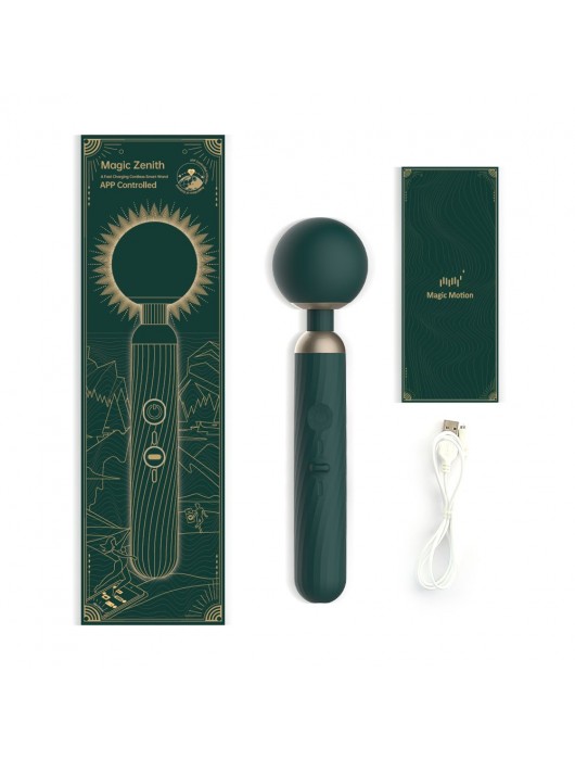Изумрудный вибромассажер Magic Motion Zenith - 29 см. - Magic Motion