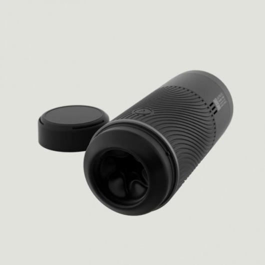 Черный мастурбатор с контролем всасывания Arcwave Pow Stroker - Arcwave - в Обнинске купить с доставкой