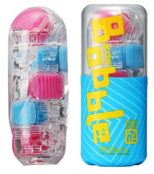 Мастурбатор Tenga Bobble Crazy Cubes - Tenga - в Обнинске купить с доставкой