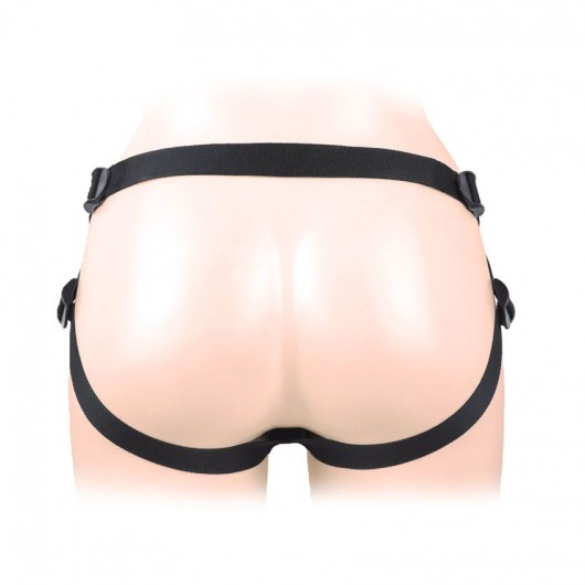 Черные трусики в комплекте с коннектором и насадкой - Notabu - купить с доставкой в Обнинске