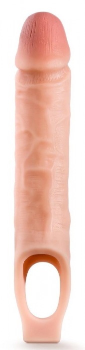 Телесная насадка на пенис 10 Inch Cock Sheath Extender - 25 см. - Blush Novelties - в Обнинске купить с доставкой