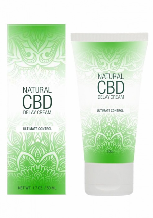 Крем-пролонгатор Natural CBD Delay Cream - 50 мл. - Shots Media BV - купить с доставкой в Обнинске