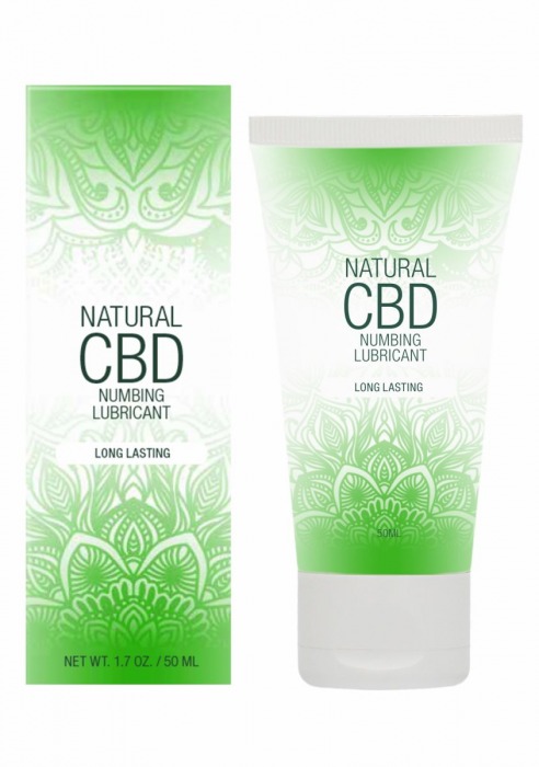 Лубрикант с пролонгирующим эффектом Natural CBD Numbing Lubricant - 50 мл. - Shots Media BV - купить с доставкой в Обнинске