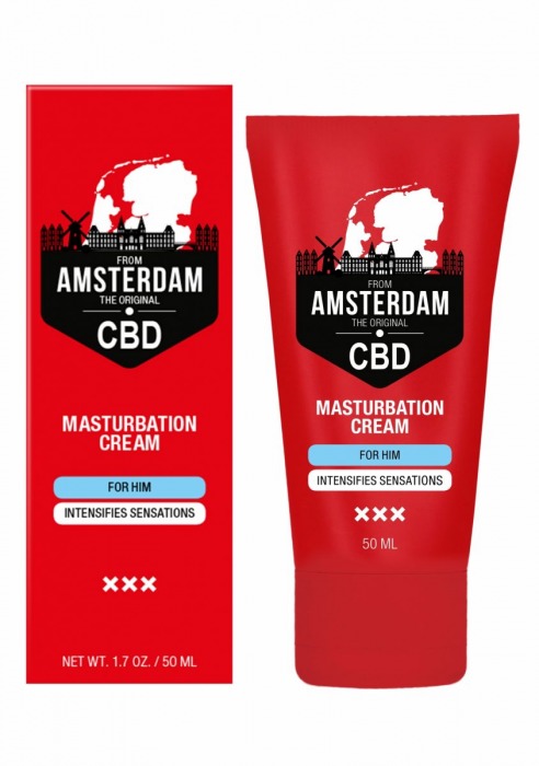 Крем для мастурбации для мужчин CBD from Amsterdam Masturbation Cream For Him - 50 мл. - Shots Media BV - купить с доставкой в Обнинске