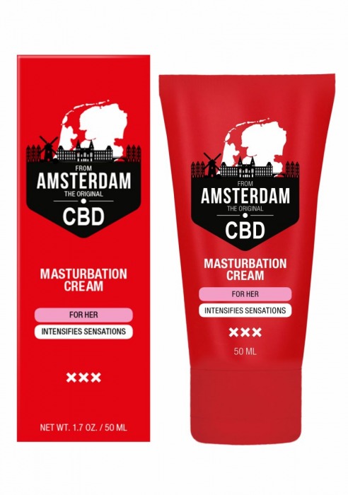 Крем для мастурбации для женщин CBD from Amsterdam Masturbation Cream For Her - 50 мл. - Shots Media BV - купить с доставкой в Обнинске