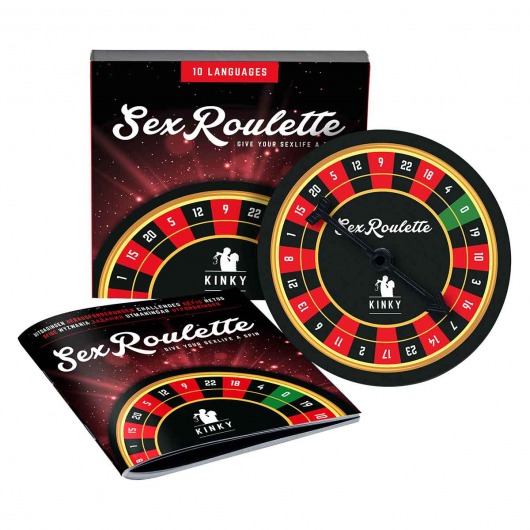 Настольная игра-рулетка Sex Roulette Kinky - Tease&Please - купить с доставкой в Обнинске