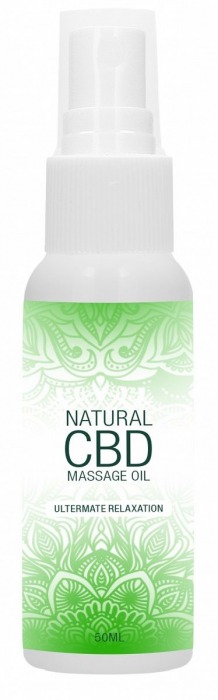 Массажное масло Natural CBD Massage Oil - 50 мл. - Shots Media BV - купить с доставкой в Обнинске