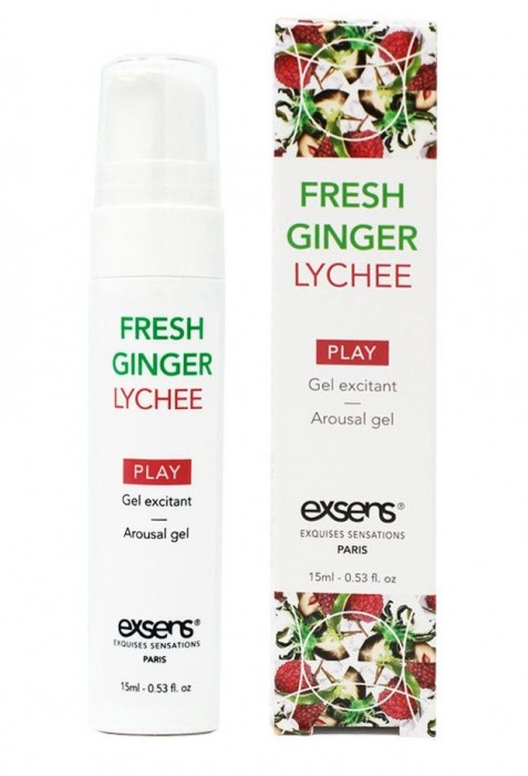 Возбуждающий гель Fresh Ginger Lychee Arousal Gel - 15 мл. - Exsens - купить с доставкой в Обнинске