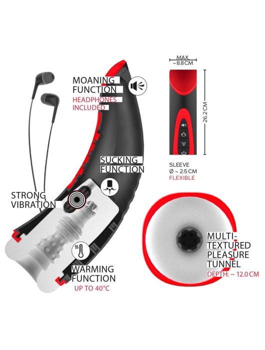 Автоматический мастурбатор WYNE 03 с подогревом - Orion - в Обнинске купить с доставкой