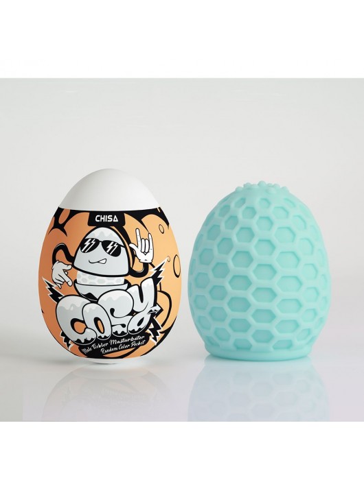 Аквамариновый мастурбатор-яйцо Male Tickler Masturbator - Chisa - в Обнинске купить с доставкой