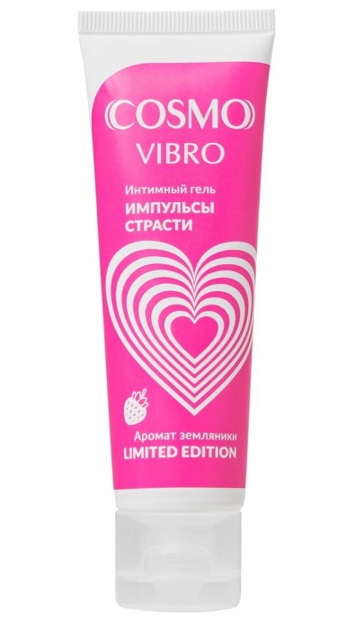 Возбуждающий гель на водно-силиконовой основе Cosmo Vibro с ароматом земляники - 50 гр. - Биоритм - купить с доставкой в Обнинске