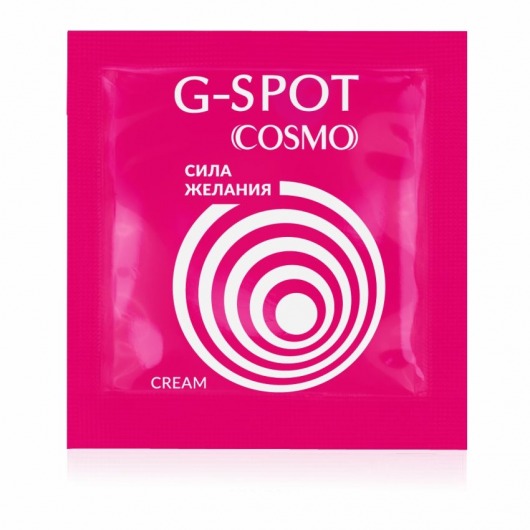 Стимулирующий интимный крем для женщин Cosmo G-spot - 2 гр. - Биоритм - купить с доставкой в Обнинске