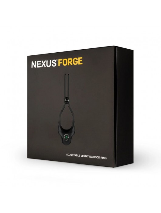 Черное эрекционное лассо с вибрацией Nexus Forge - Nexus Range - в Обнинске купить с доставкой