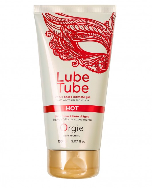 Интимный гель на водной основе Lube Tube Hot с разогревающим эффектом - 150 мл. - ORGIE - купить с доставкой в Обнинске