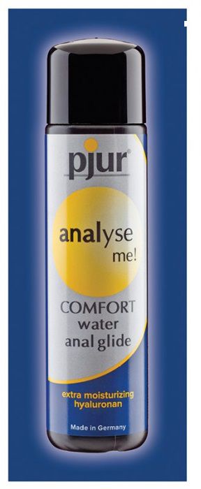 Анальный лубрикант pjur ANALYSE ME Comfort Water Anal Glide - 2 мл. - Pjur - купить с доставкой в Обнинске