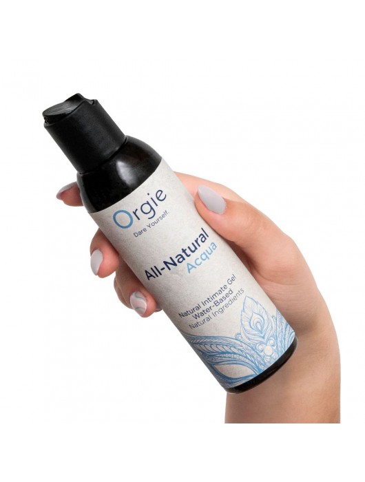 Интимный гель на водной основе Orgie All-Natural Acqua - 150 мл. - ORGIE - купить с доставкой в Обнинске