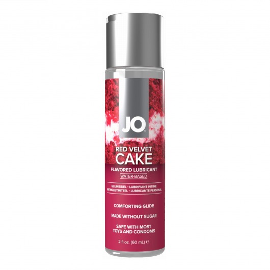 Лубрикант на водной основе JO H2O Red Velvet Cake Flavored Lubricant - 60 мл. - System JO - купить с доставкой в Обнинске