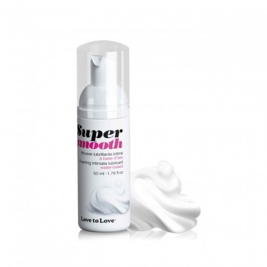 Лубрикант нежнейшая пенка Super Smooth Foaming Intime Lubricant - 50 мл. - Love to Love - купить с доставкой в Обнинске