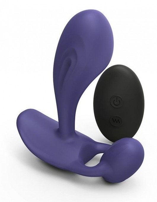 Темно-синий вибромассажер Witty P G Vibrator with Remote Control - Love to Love - в Обнинске купить с доставкой