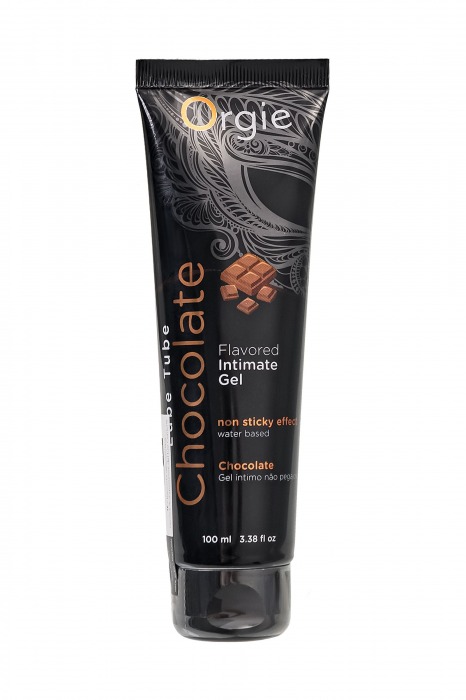 Интимный гель на водной основе Lube Tube Chocolate с шоколадным вкусом - 100 мл. - ORGIE - купить с доставкой в Обнинске