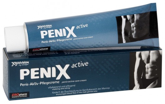 Возбуждающий крем для мужчин PeniX active - 75 мл. - Joy Division - купить с доставкой в Обнинске
